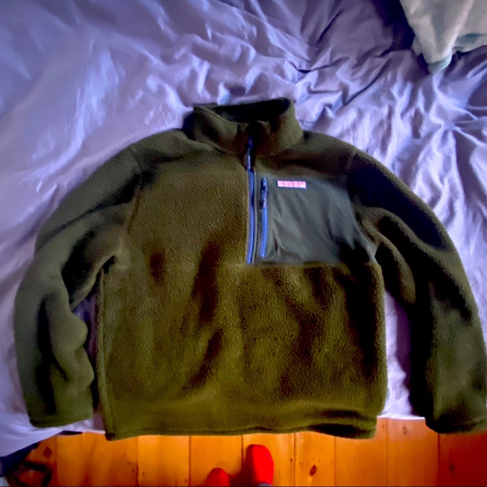 Vineyard Vines 1/4 Sherpa Zip- Large